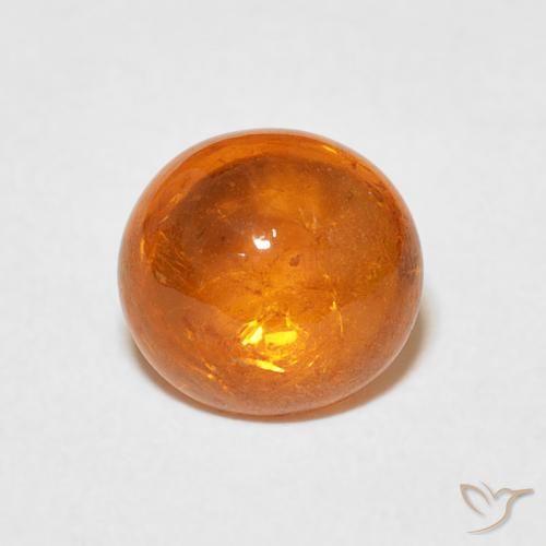 2.48ct 天然 ミディアムオレンジ スペサルティン ガーネット, 楕円形, 透明