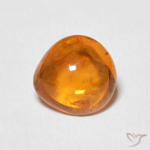 1.70ct 天然 赤みがかったオレンジ スペサルティン ガーネット, 洋梨の形, 透明