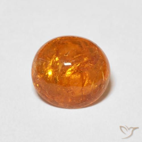 2.53ct 天然 アンバーオレンジ スペサルティン ガーネット, 楕円形, 透明