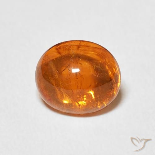 2.11ct 天然 ミディアムオレンジ スペサルティン ガーネット, 楕円形, 透明
