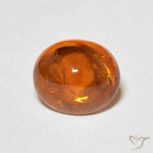 2.59ct 天然 ミディアムオレンジ スペサルティン ガーネット, 楕円形, 透明