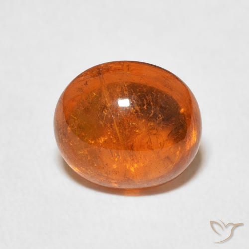 2.89ct 天然 ディープオレンジ スペサルティン ガーネット, 楕円形, 透明