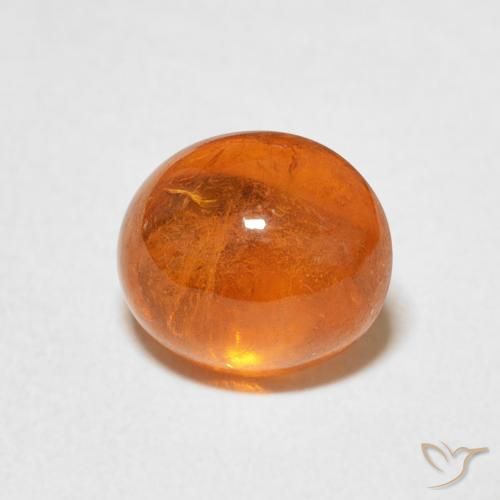 2.84ct 天然 ミディアムオレンジ スペサルティン ガーネット, 楕円形, 透明