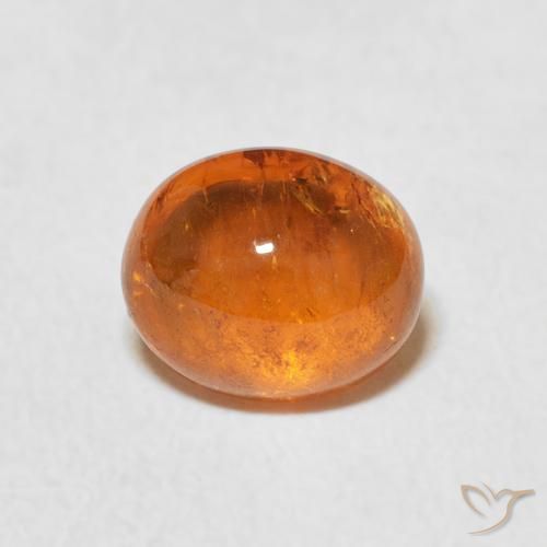 2.05ct 天然 ミディアムオレンジ スペサルティン ガーネット, 楕円形, 透明