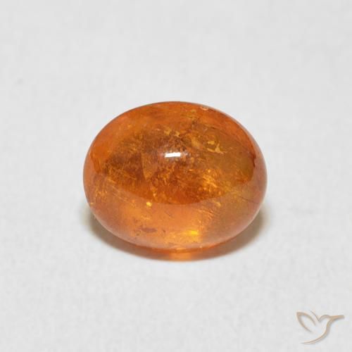 1.86ct 天然 赤みがかったオレンジ スペサルティン ガーネット, 楕円形, 透明