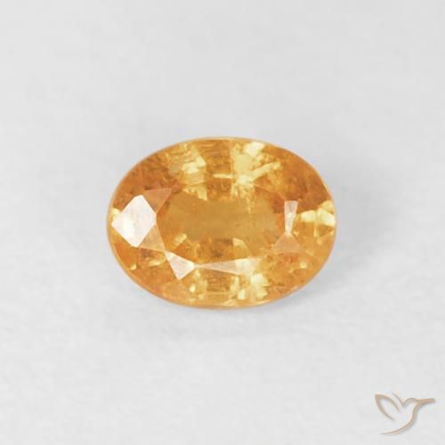 0.26ct 天然 ミディアムオレンジ スペサルティン ガーネット, 楕円形, VS
