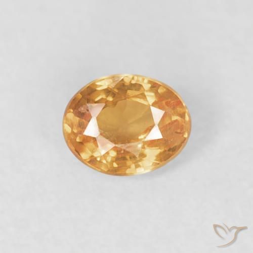 0.22ct 天然 鮮やかなオレンジ スペサルティン ガーネット, 楕円形, VS-SI