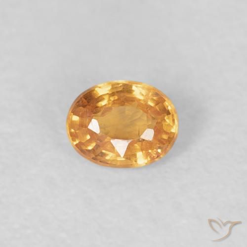 0.23ct 天然 タイガーオレンジ スペサルティン ガーネット, 楕円形, VS