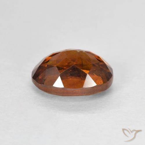 1.95カラットの天然Medium Dark-Orange閃亜鉛鉱、楕円形、VS-SI