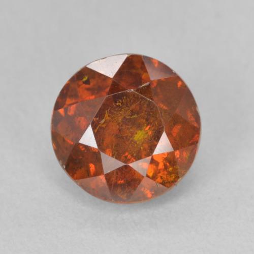 2.05ct 天然 赤みがかったオレンジ 閃亜鉛鉱, ラウンド, SI