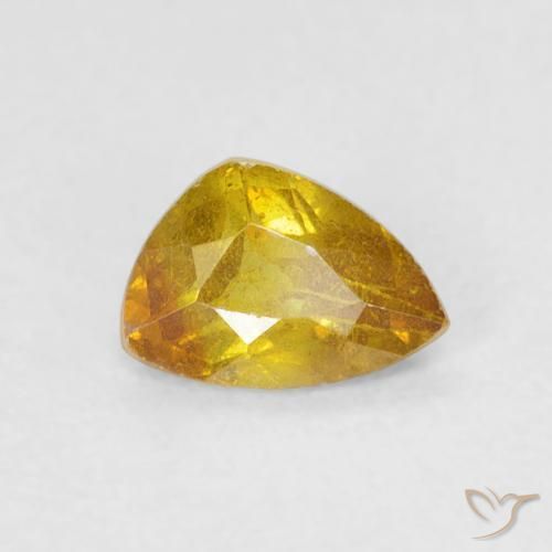 0.55ct 天然 ゴールドイエロー 閃亜鉛鉱, ファンシー, SI
