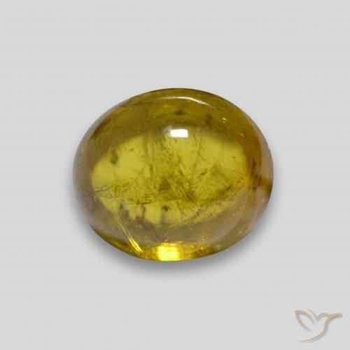2.63ct 天然 ゴールド スフェーン, 楕円形, 透明