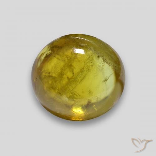 2.67ct 天然 ミディアムゴールド スフェーン, 楕円形, 透明