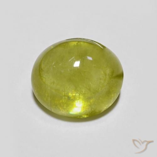 3.22ct 天然 ライトグリーン スフェーン, 楕円形, 透明