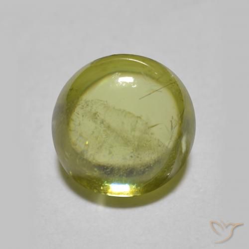 1.68ct 天然 ライブリー黄色がかった緑 スフェーン, ラウンド, 透明