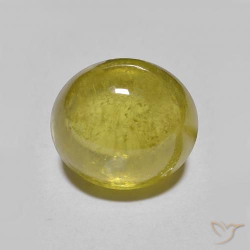3.18ct 天然 ミディアムゴールド スフェーン, 楕円形, 半透明