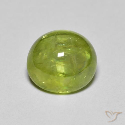 2.31ct 天然 オリーブグリーン スフェーン, 楕円形, 透明