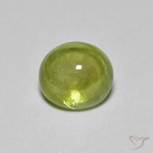 1.55ct 天然 Medium Light Green スフェーン, 楕円形, 透明