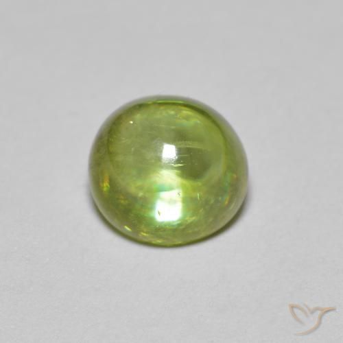 1.46ct 天然 Medium Light Green スフェーン, 楕円形, 透明