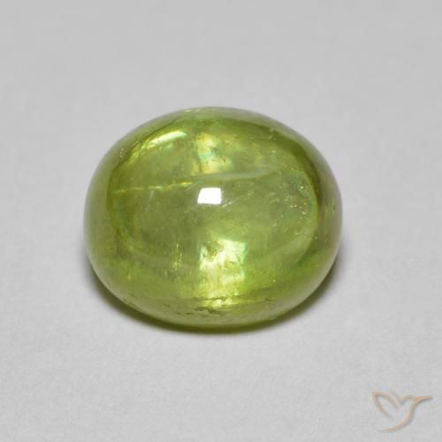 2.51ct 天然 オリーブグリーン スフェーン, 楕円形, 透明