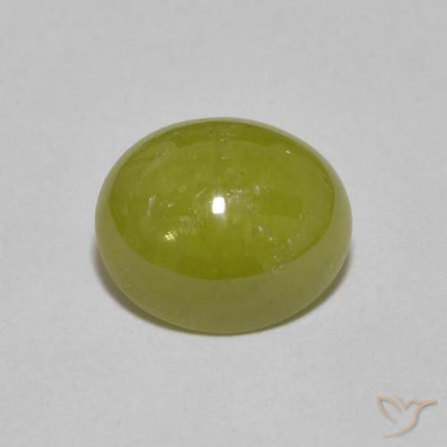 2.57ct 天然 ウォームフォレストグリーン スフェーン, 楕円形, 半透明