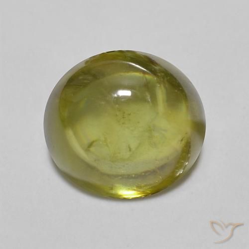 1.69ct 天然 ウォームフォレストグリーン スフェーン, 楕円形, 透明