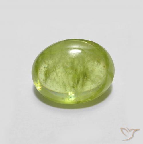 2.50ct 天然 ミディアムイエロー スフェーン, 楕円形, 透明