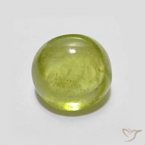 2.14ct 天然 ミディアムイエロー スフェーン, 楕円形, 透明