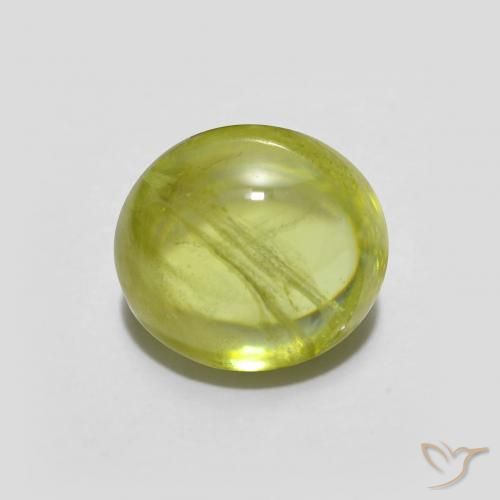 1.78ct 天然 レモンイエロー スフェーン, 楕円形, 透明
