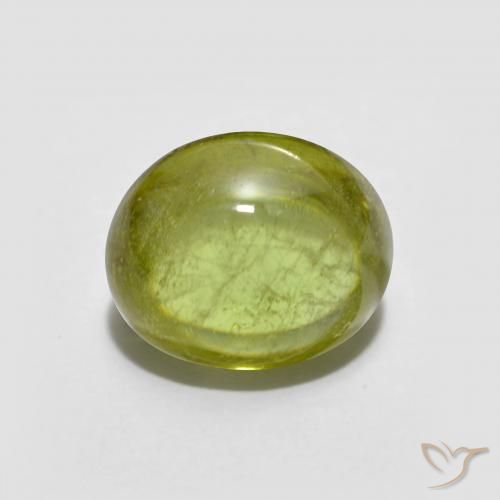 2.60ct 天然 ミディアムイエロー スフェーン, 楕円形, 透明