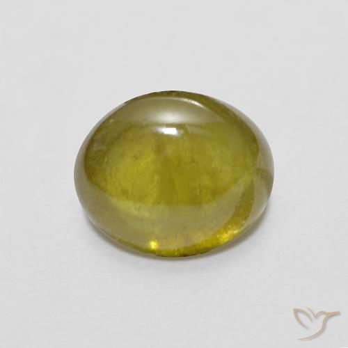 1.72ct 天然 レモンイエロー スフェーン, 楕円形, 半透明