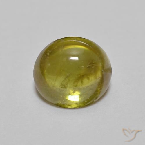1.36ct 天然 アーシーゴールド スフェーン, 楕円形, 透明