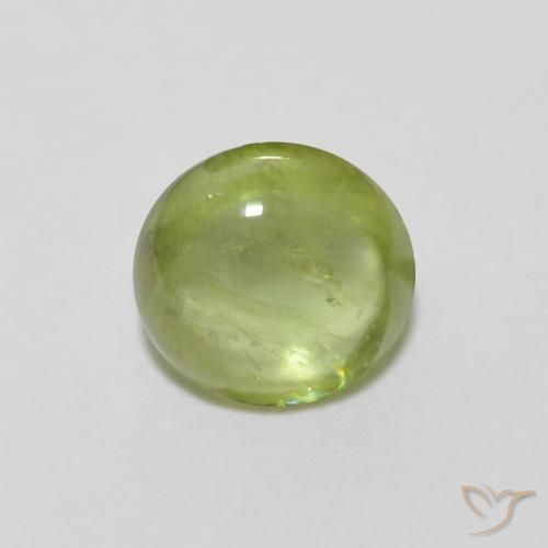 0.95ct 天然 ミディアムグリーン スフェーン, 楕円形, 透明
