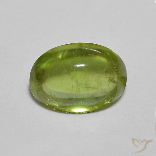 1.31ct 天然 Medium Dark-Green スフェーン, 楕円形, 透明