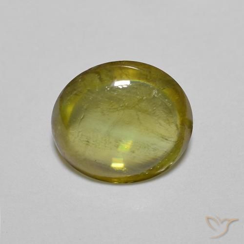 1.16ct 天然 濃いゴールデンブラウン スフェーン, 楕円形, 透明