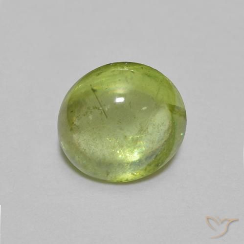 1.05ct 天然 薄いライブリーグリーン スフェーン, 楕円形, 透明