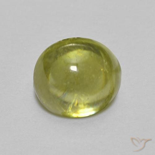 0.83ct 天然 ライトグリーン スフェーン, 楕円形, 透明
