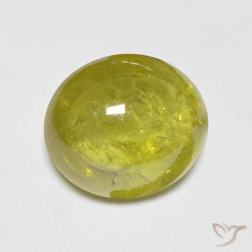 2.89ct 天然 パイナップルイエロー スフェーン, 楕円形, 透明