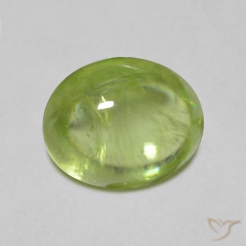 1.35ct 天然 薄いライブリーグリーン スフェーン, 楕円形, 透明