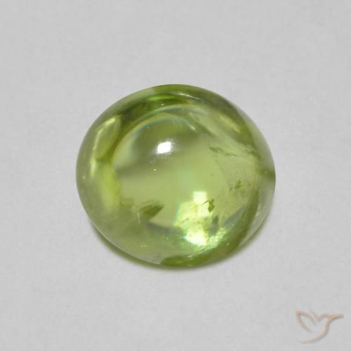 1.15ct 天然 鮮やかなグリーン スフェーン, 楕円形, 透明