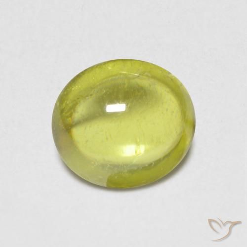 0.82ct 天然 レモンイエロー スフェーン, 楕円形, 透明
