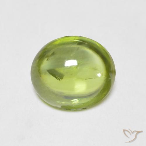 1.34ct 天然 鮮やかなグリーン スフェーン, 楕円形, 透明