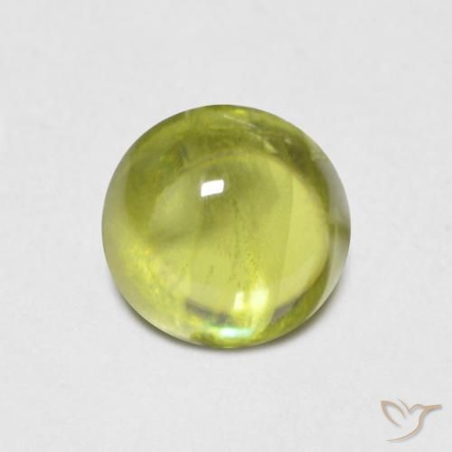 0.85ct 天然 ウォームフォレストグリーン スフェーン, ラウンド, 透明