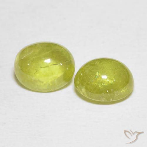 Shop natural 3.79ct ミディアムイエロー スフェーン gems, 楕円形, from スリランカ at GemSelect. In stock, global shipping!