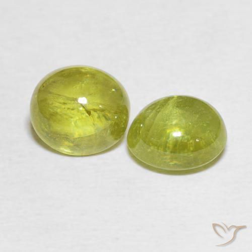 Shop natural 3.78ct コーンイエロー スフェーン gems, 楕円形, from スリランカ at GemSelect. In stock, global shipping!