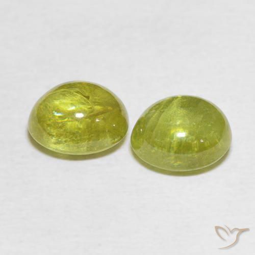 Shop natural 3.78ct コーンイエロー スフェーン gems, 楕円形, from スリランカ at GemSelect. In stock, global shipping!