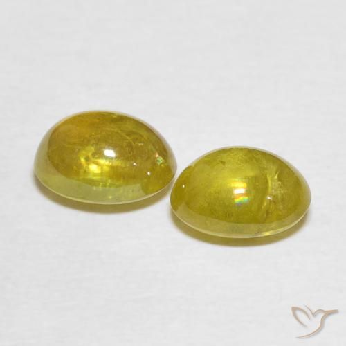 Shop natural 3.52ct ミディアムイエロー スフェーン gems, 楕円形, from スリランカ at GemSelect. In stock, global shipping!