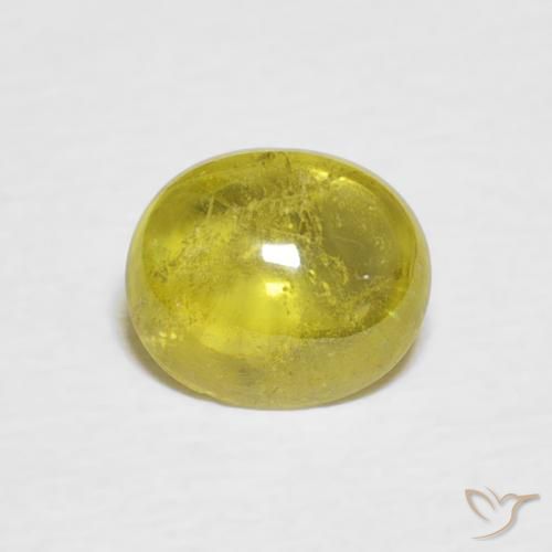 1.04ct 天然 バンブルビーイエロー スフェーン, 楕円形, 透明