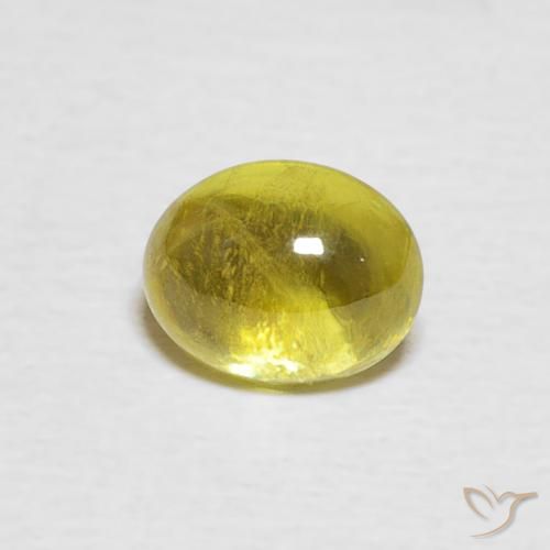 0.96ct 天然 茶色がかった黄色 スフェーン, 楕円形, 透明