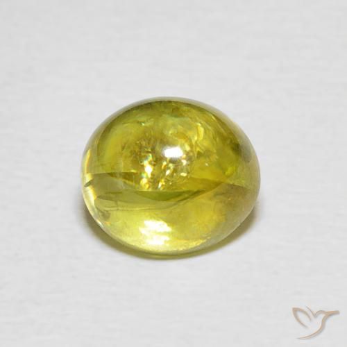 2.25ct 天然 Pineapple yellow スフェーン, 楕円形, 透明